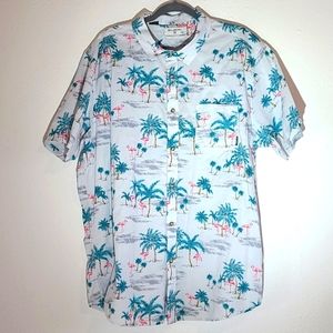 Billabong Men's Button Down Short Sleeve Shirt